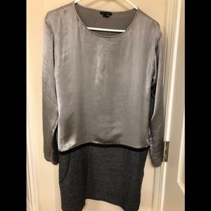 Silk tweed Tahari dress